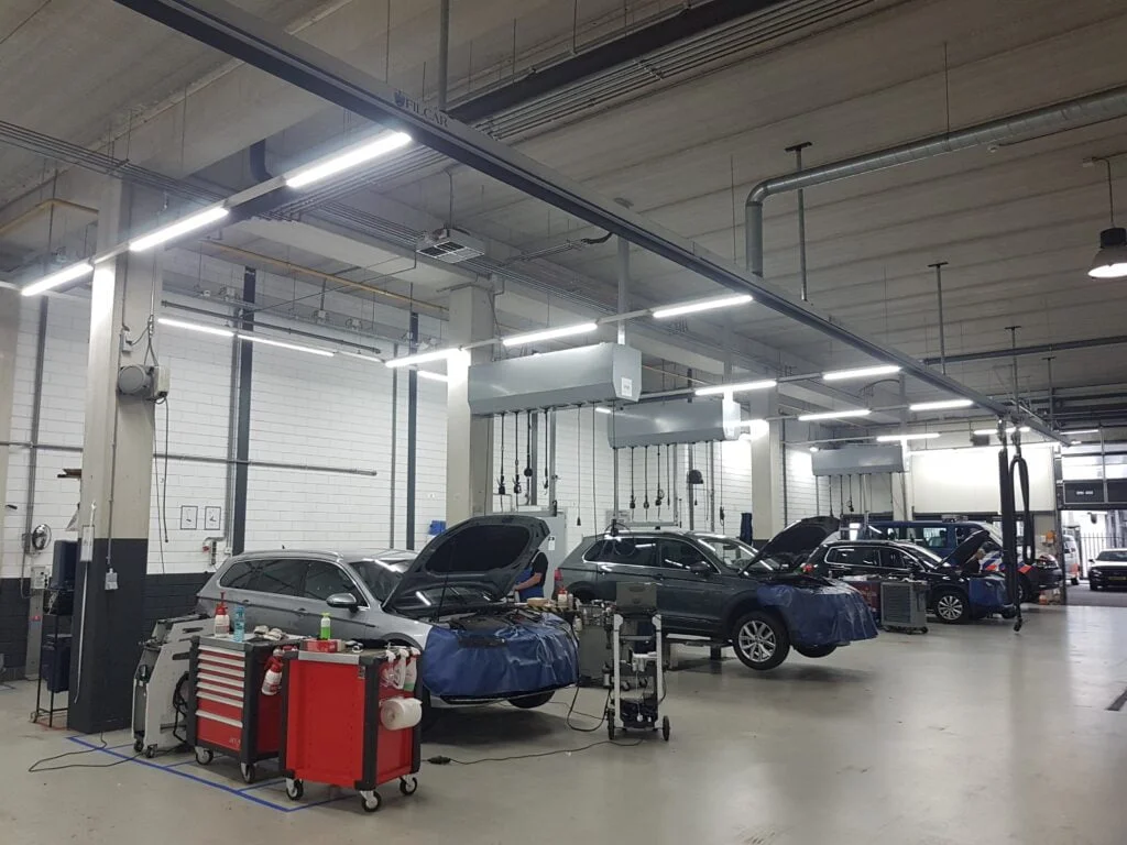 garage zonder akoestische aanpassingen